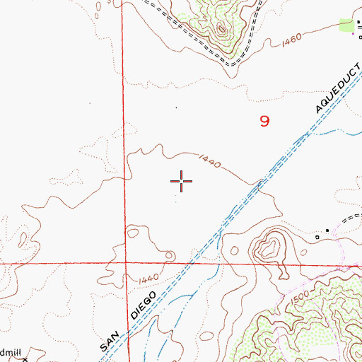 Topographic Map of Domenigoni Valley, CA