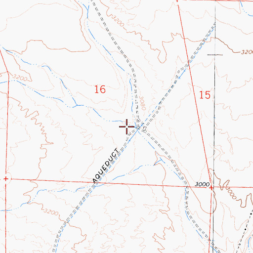 Topographic Map of Dove Spring Canyon, CA