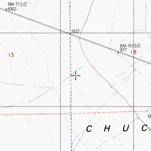 Topographic Map of Dragon Wash, CA