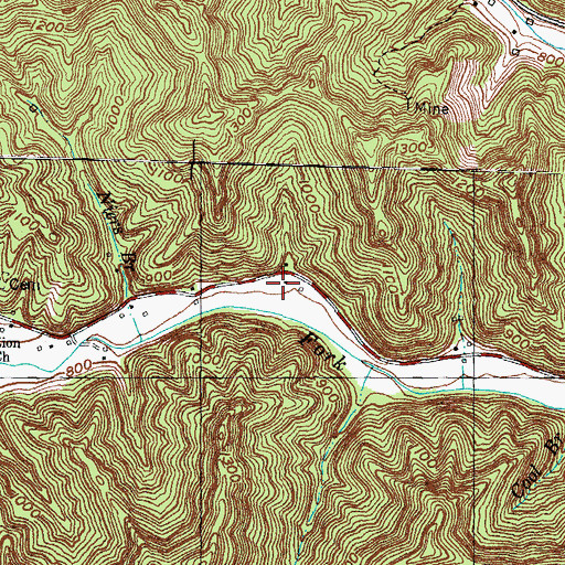 Topographic Map of Shephard Neighborhood (historical), KY