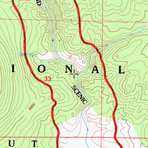 Topographic Map of Dry Creek, CA