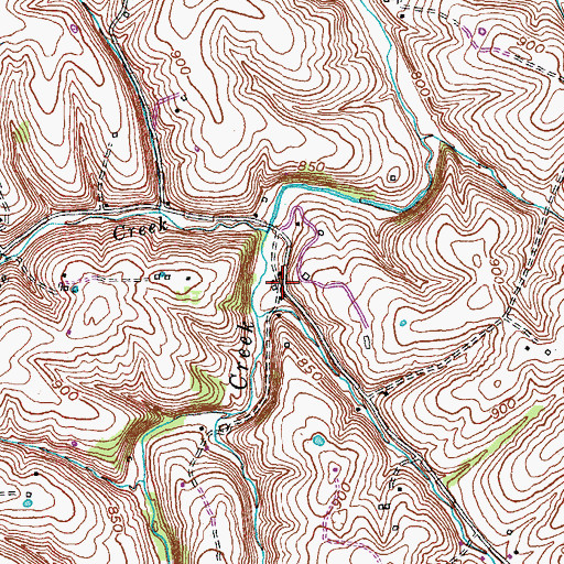 Topographic Map of Bald Eagle (historical), KY
