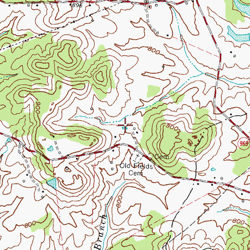 Topographic Map of Howard Hill Mine, KY