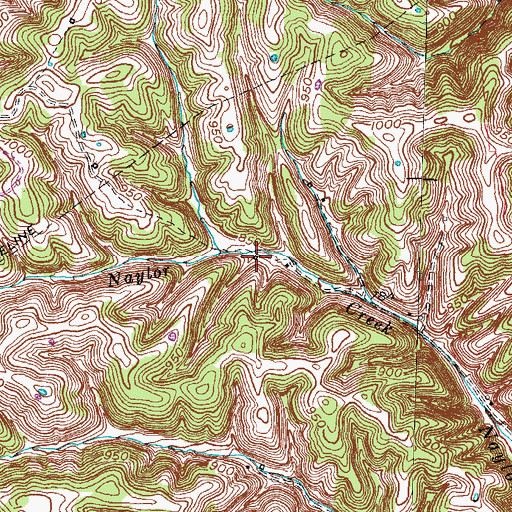 Topographic Map of Latham Graveyard, KY