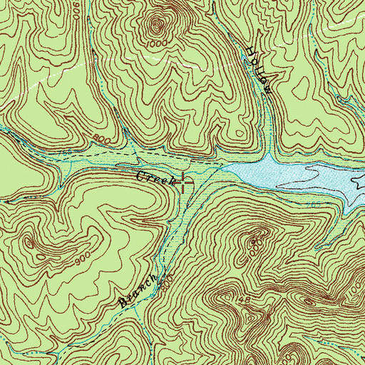 Topographic Map of Old Caney Iron Furnance (historical), KY