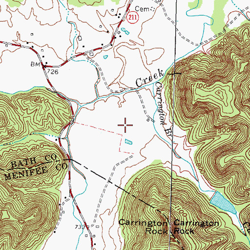 Topographic Map of Suddith (historical), KY