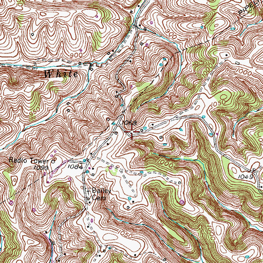 Topographic Map of Washington School (historical), KY