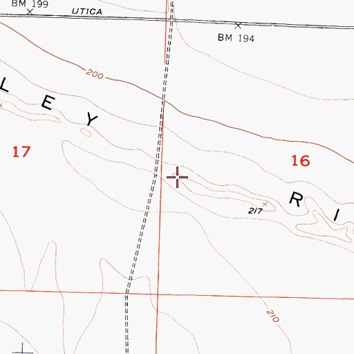 Topographic Map of Dudley Ridge, CA