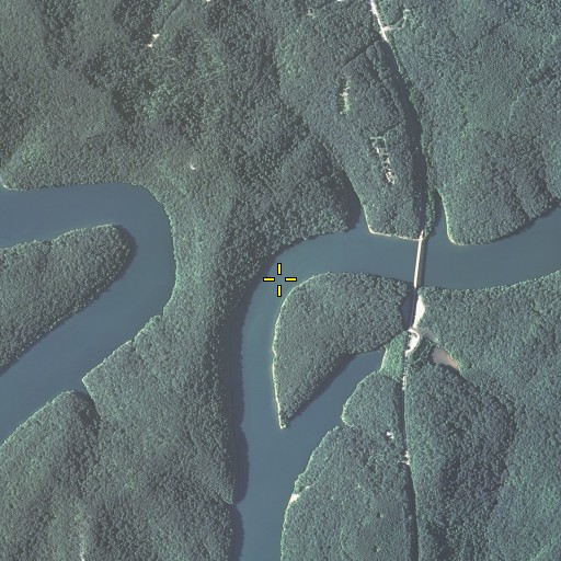 Aerial/Satellite Image of Cave Branch School (historical), KY