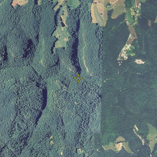 Aerial/Satellite Image of Middle Fork, KY
