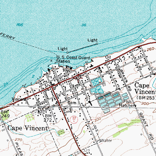 Topographic Map of First Methodist Church, NY