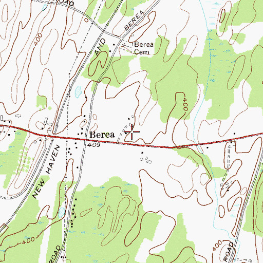 Topographic Map of Brick House Museum, NY