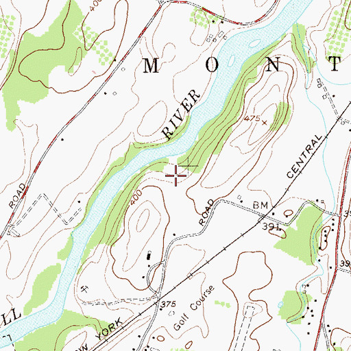 Topographic Map of River Front Park, NY