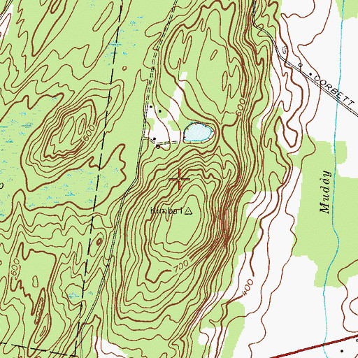 Topographic Map of Winding Hills County Park, NY