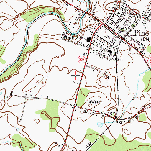Topographic Map of Patrick E Matazara Field, NY