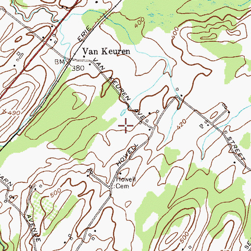 Topographic Map of Graney Tree Farm, NY
