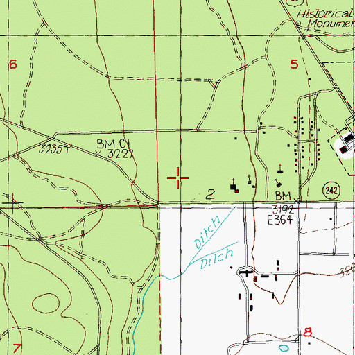 Topographic Map of Sisters Middle School, OR