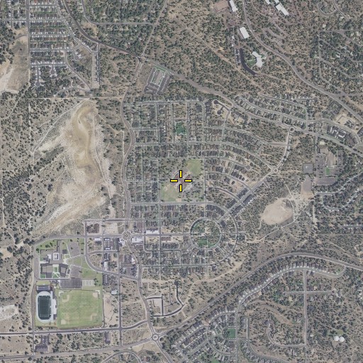 Aerial/Satellite Image of High Lakes Elementary School, OR
