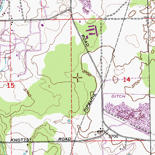 Topographic Map of High Desert Middle School, OR