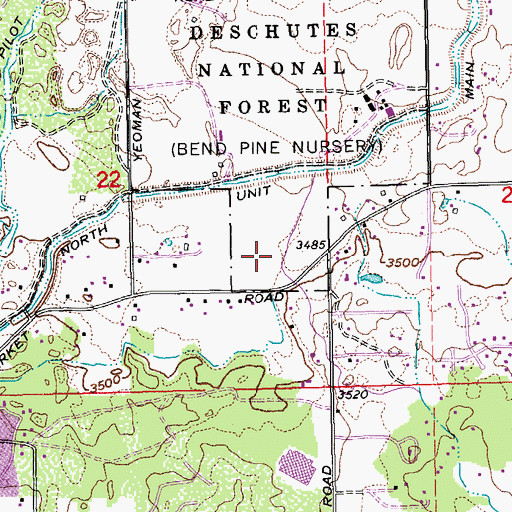 Topographic Map of Trinity Lutheran School, OR