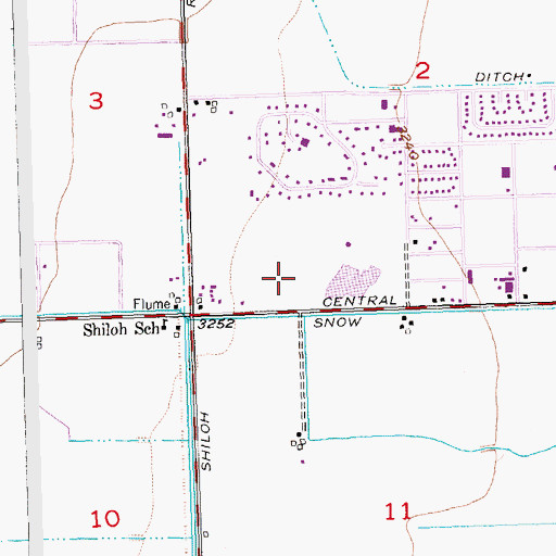 Topographic Map of Montana State University-Billings College of Technology, MT