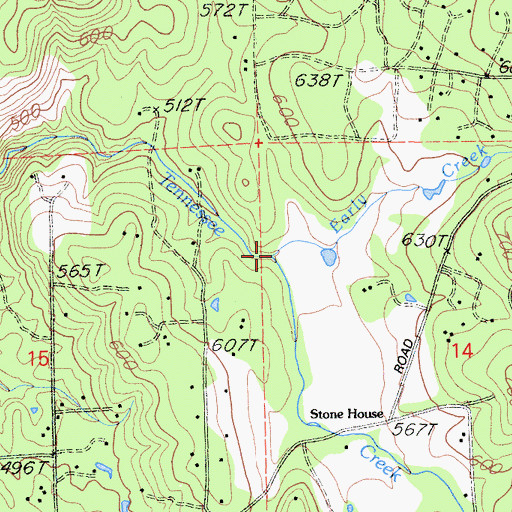 Topographic Map of Early Creek, CA