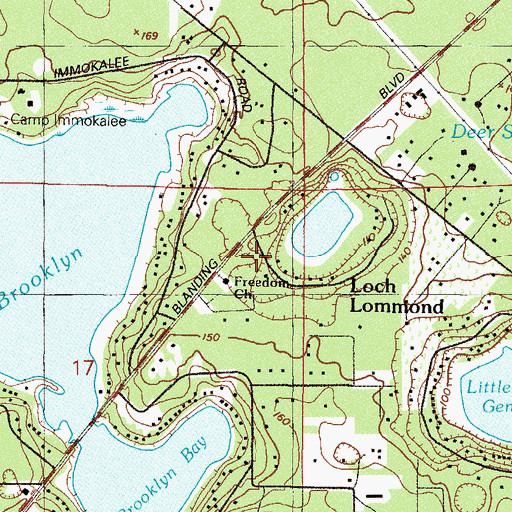 Topographic Map of Fresh Start Fellowship, FL