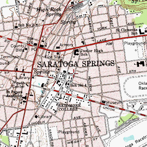 Topographic Map of Hammond House (historical), NY