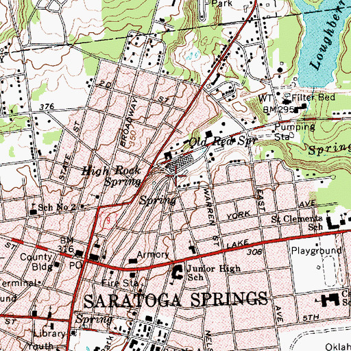 Topographic Map of Walton Square, NY