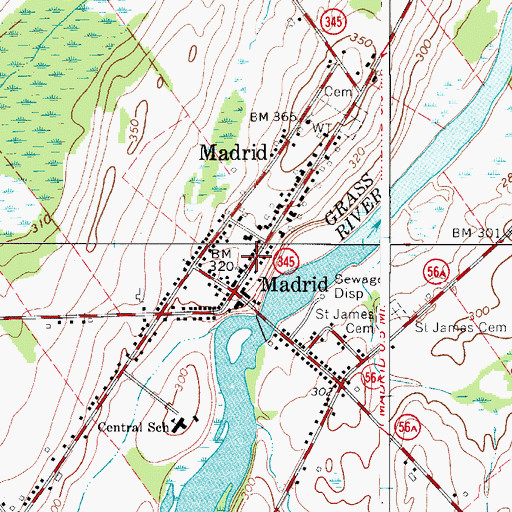 Topographic Map of Pilgrim Holiness Church (historical), NY