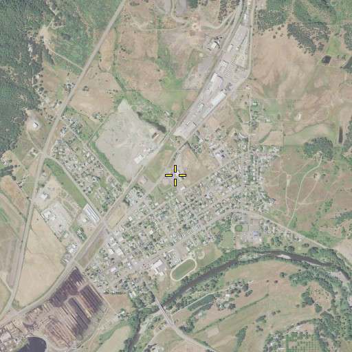 Aerial/Satellite Image of Riddle Elementary School, OR