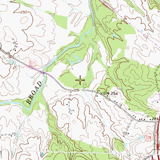 Topographic Map of 1757 Golf Club, VA