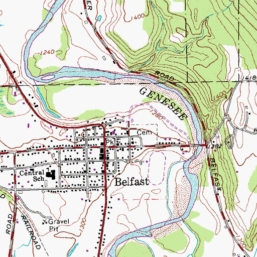 Topographic Map of Saint Patrick's Roman Catholic Church, NY