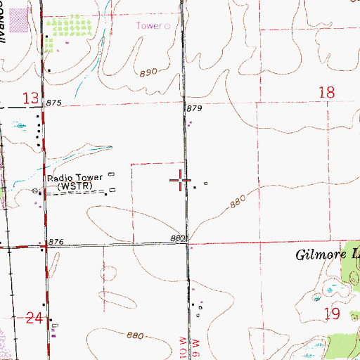 Topographic Map of Sturgis Pediatrics Clinic, MI