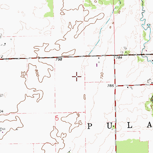 Topographic Map of Osseo Station (historical), MI
