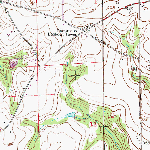 Topographic Map of MaChis Lower Creek State Designated Tribal Statistical Area, AL