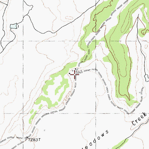 Topographic Map of Crystal Chapter, NM