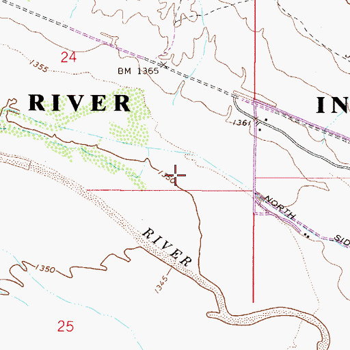 Topographic Map of District 1, AZ