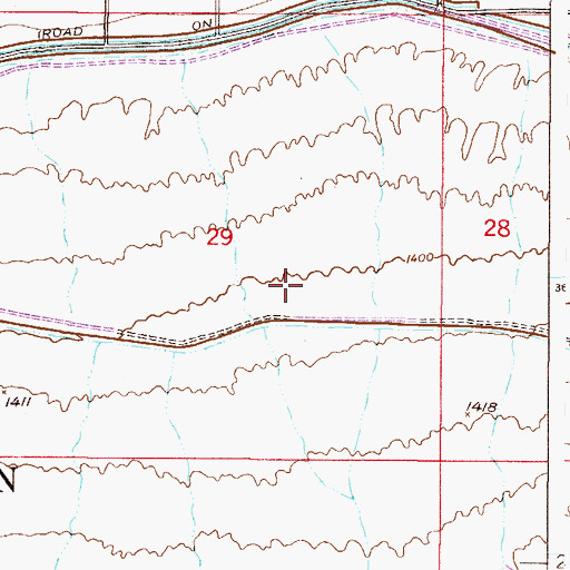 Topographic Map of District 3, AZ