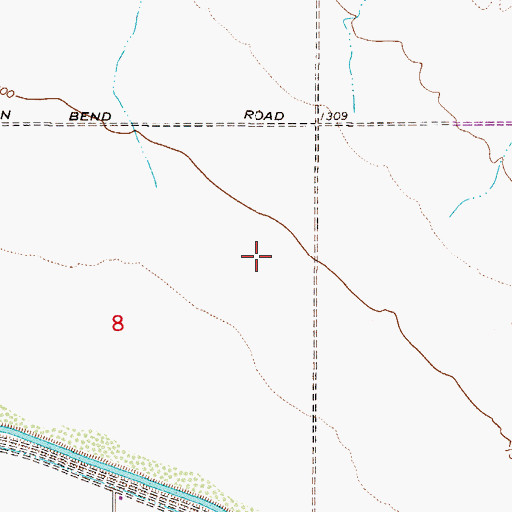 Topographic Map of District D, AZ