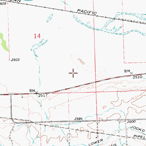Topographic Map of Dixon District, MT