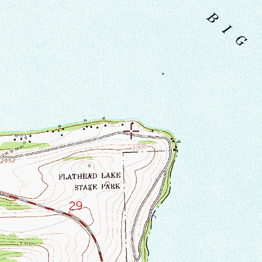 Topographic Map of Elmo-Dayton District, MT
