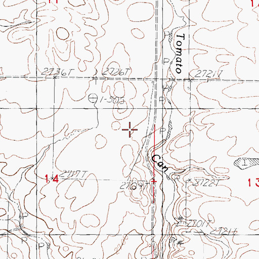 Topographic Map of Frazier District, MT