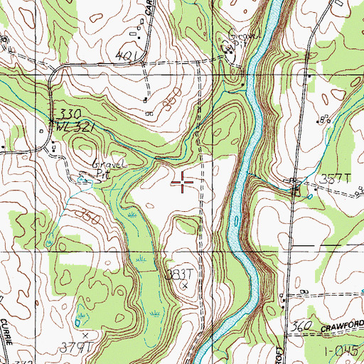 Topographic Map of Houlton Maliseet Reservation, ME
