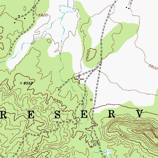 Topographic Map of Kayenta Chapter, AZ