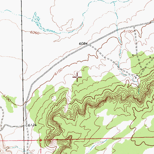 Topographic Map of Lupton Chapter, AZ