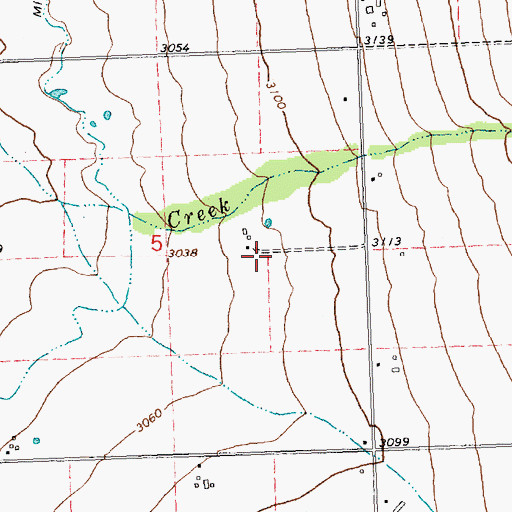 Topographic Map of Mission District, MT