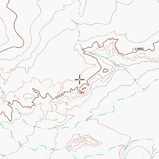 Topographic Map of Newcomb Chapter, NM