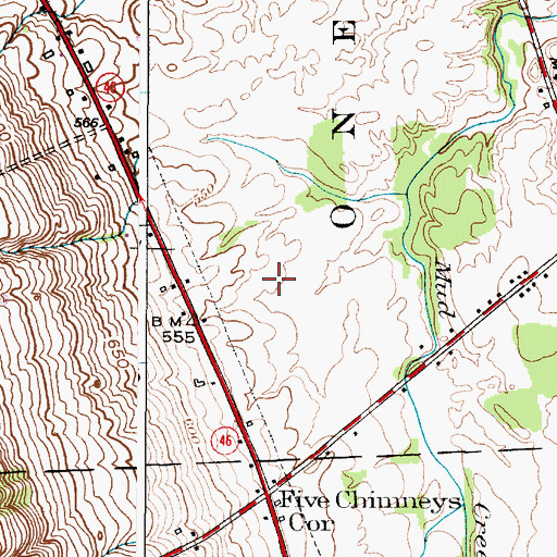 Topographic Map of Oneida Nation Reservation, NY