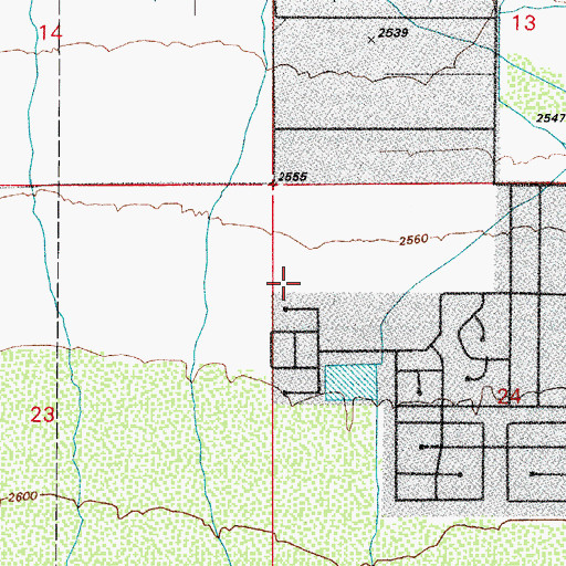 Topographic Map of Pascua Pueblo Yaqui Reservation, AZ
